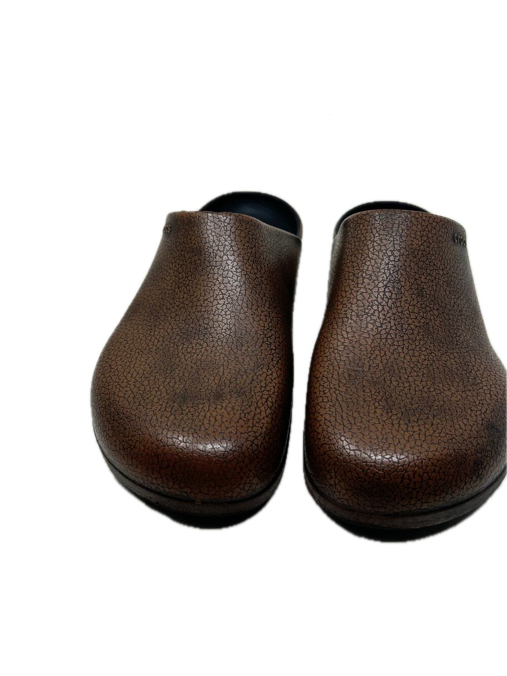 Crocs-Dylan Burnished Clogs 'Mocha' Mens 12
